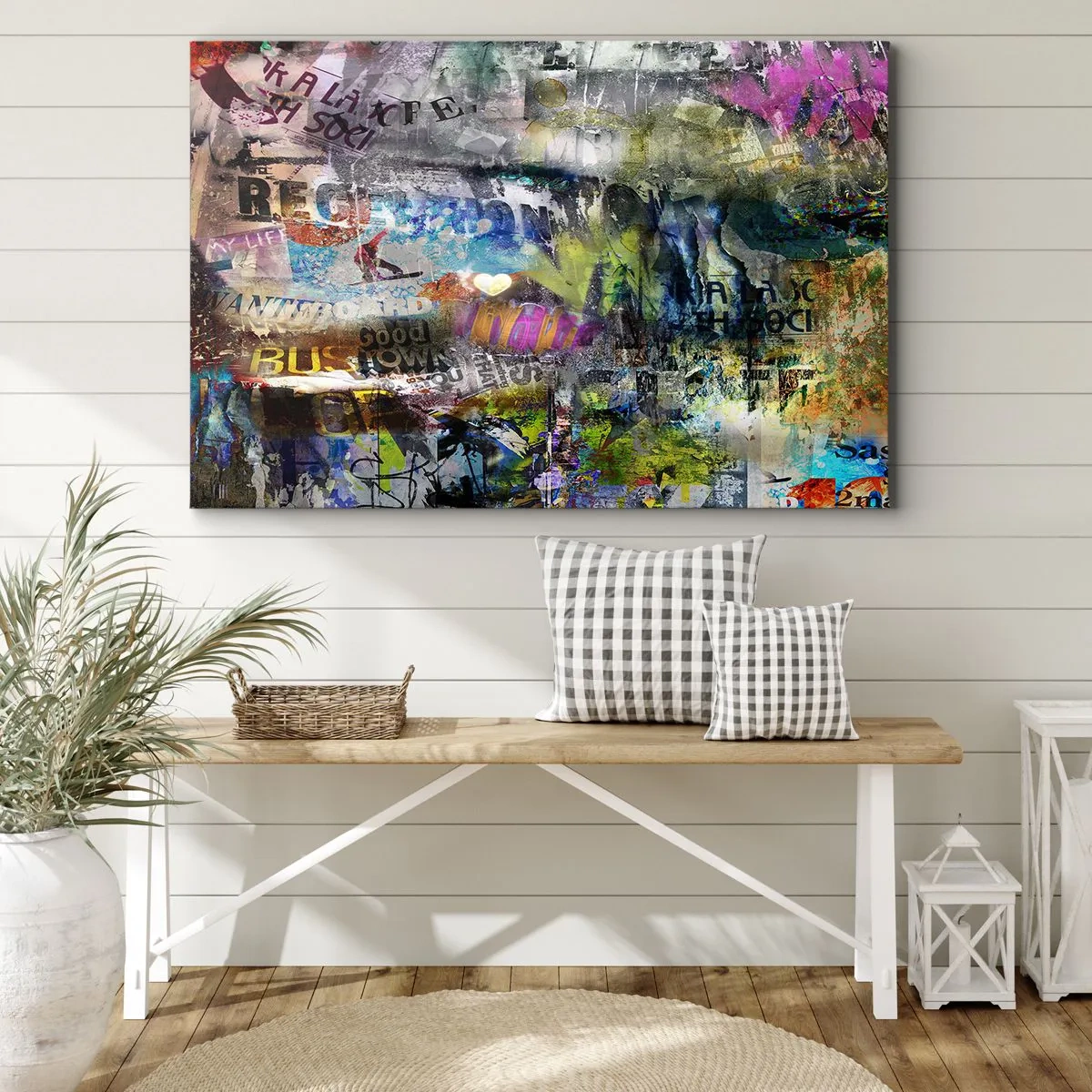 Vászonkép - Emlékek kollázsa - 100x70 cm