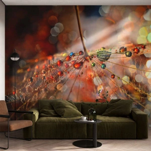 Fotótapéta Premium Sand - Pókszálra fűzve - Absztrakció, pókháló, Darab - 200x140 cm