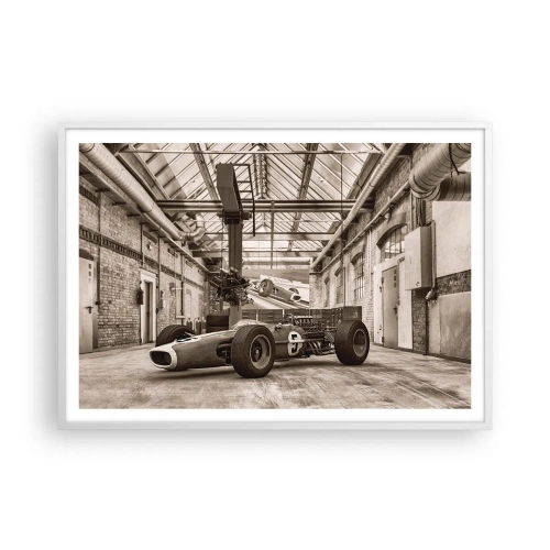 Poszter fekete keretben - A győztes pihenője - 100x70 cm