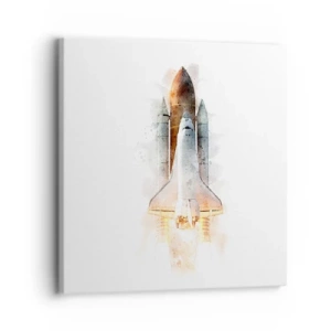 Vászonkép - Felfedezők az elején - 30x30 cm