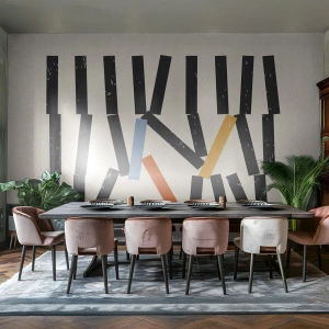 Fotótapéta Standard Eco - Dominó - kompozíció - Minimalizmus, Hipszter, Kortárs - 350x256 cm