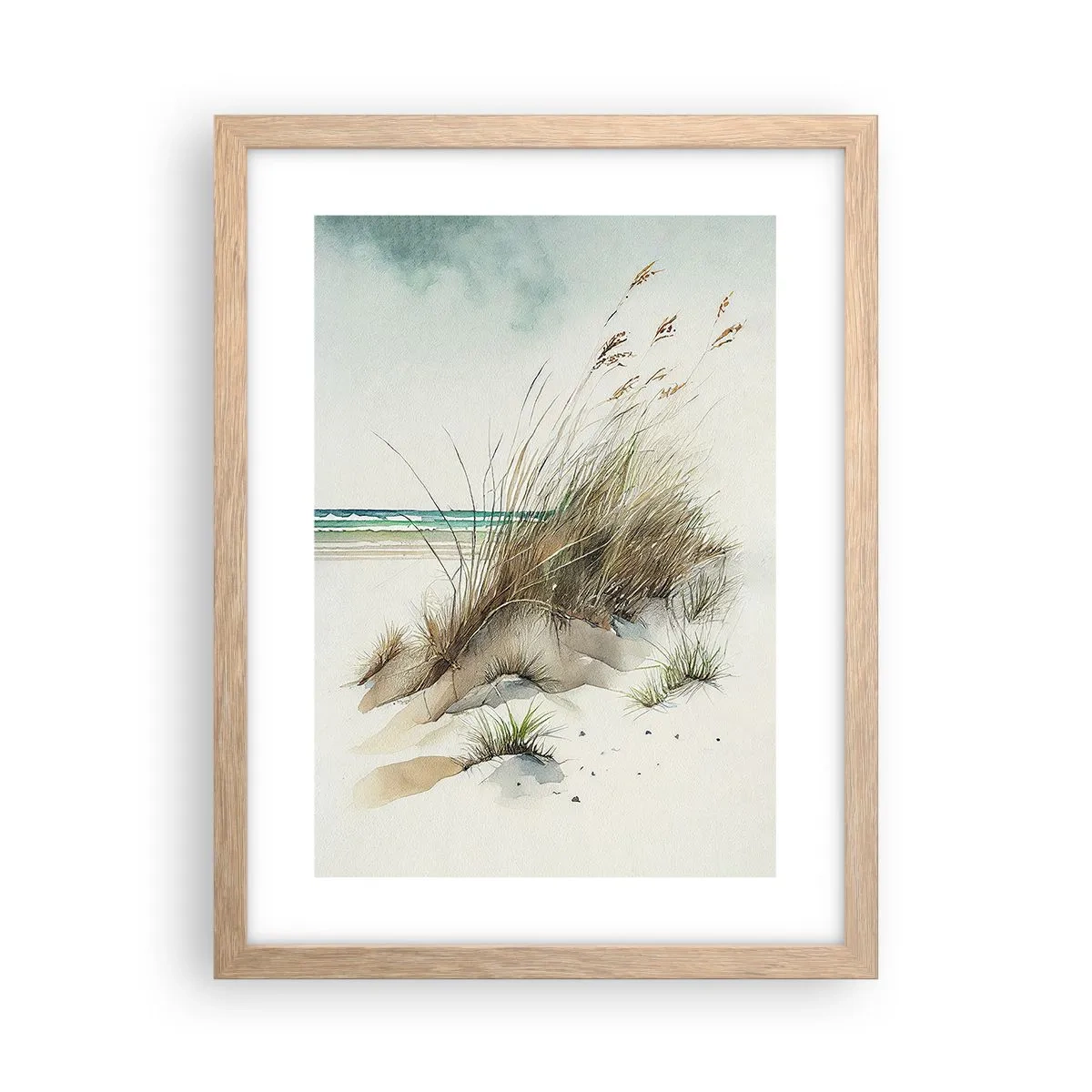 Poszter világos tölgy keretben - Homokba burkolózva - 30x40 cm