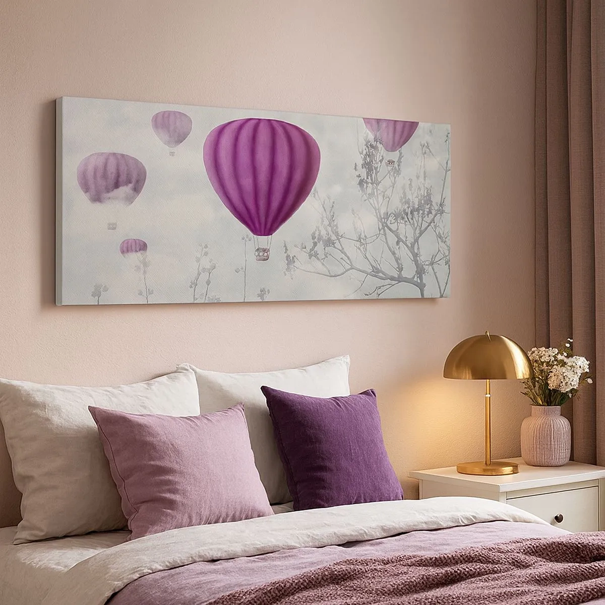 Vászonkép - Mint a hajók az égen - 100x40 cm