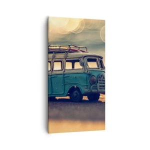 Vászonkép - Vége a bálványoknak: pénznek és munkának - 55x100 cm