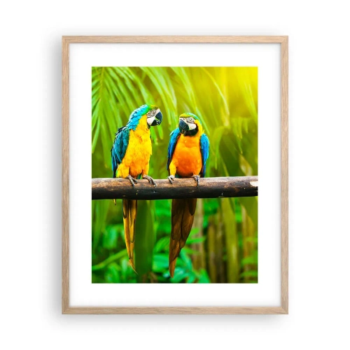 Poszter világos tölgy keretben - És hallottad, hogy ő…? - 40x50 cm