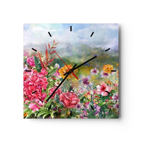 Falióra, Óra - A kert, amelyik megőrült - 30x30 cm