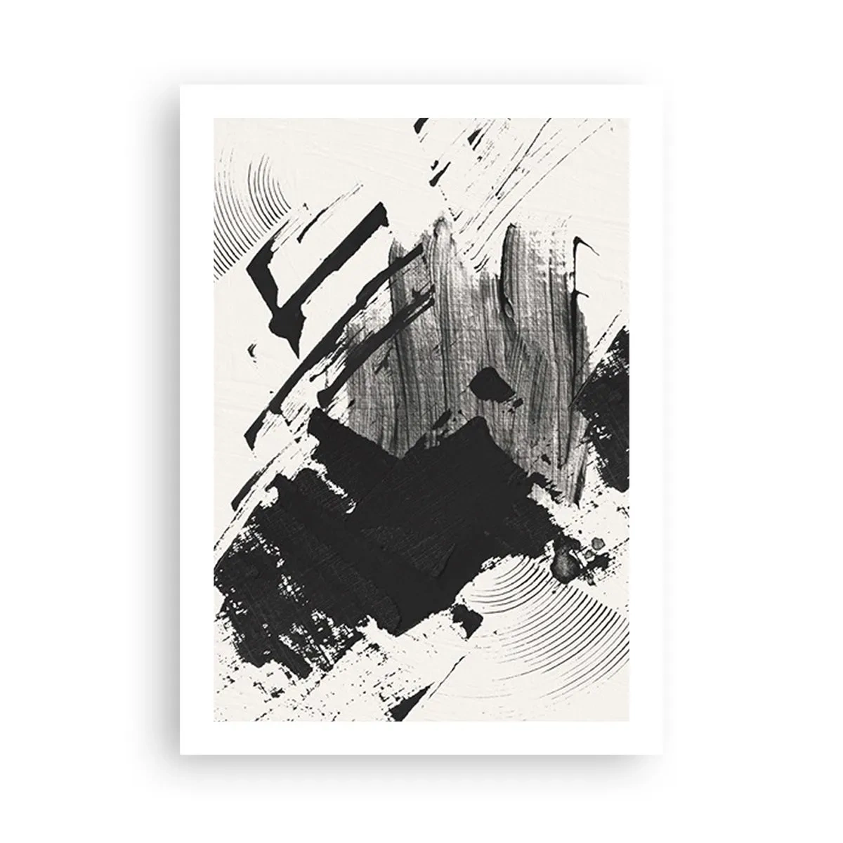 Poszter - Absztrakció - a fekete kifejezése - 50x70 cm