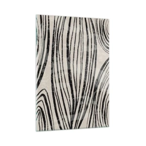 Üveg kép - Vonalak csobbanása - 50x70 cm