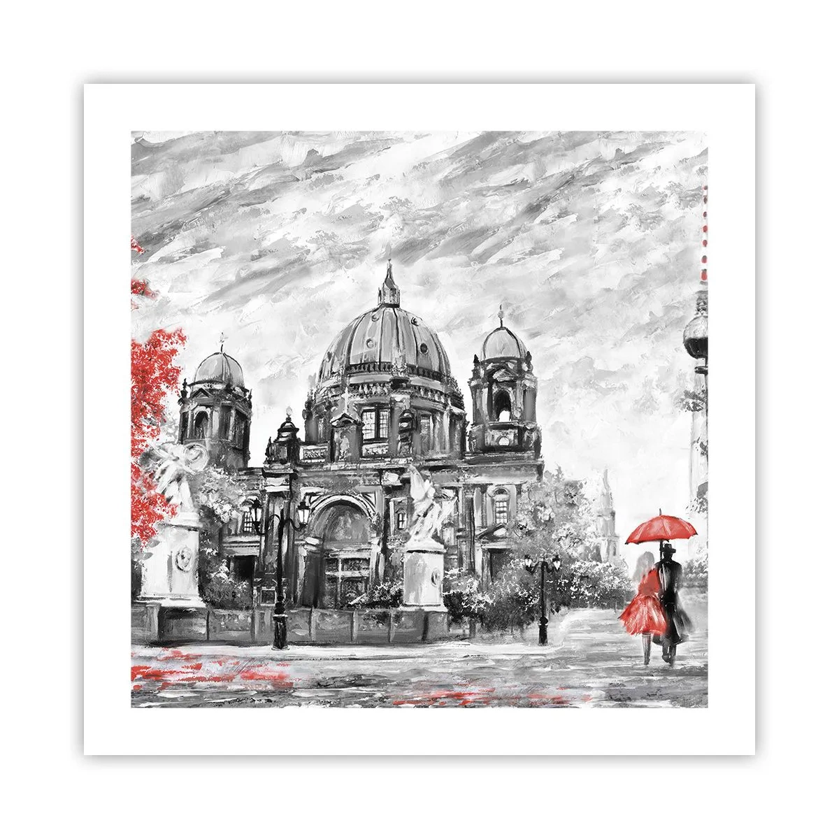 Poszter - Berlini találkozó - 50x50 cm