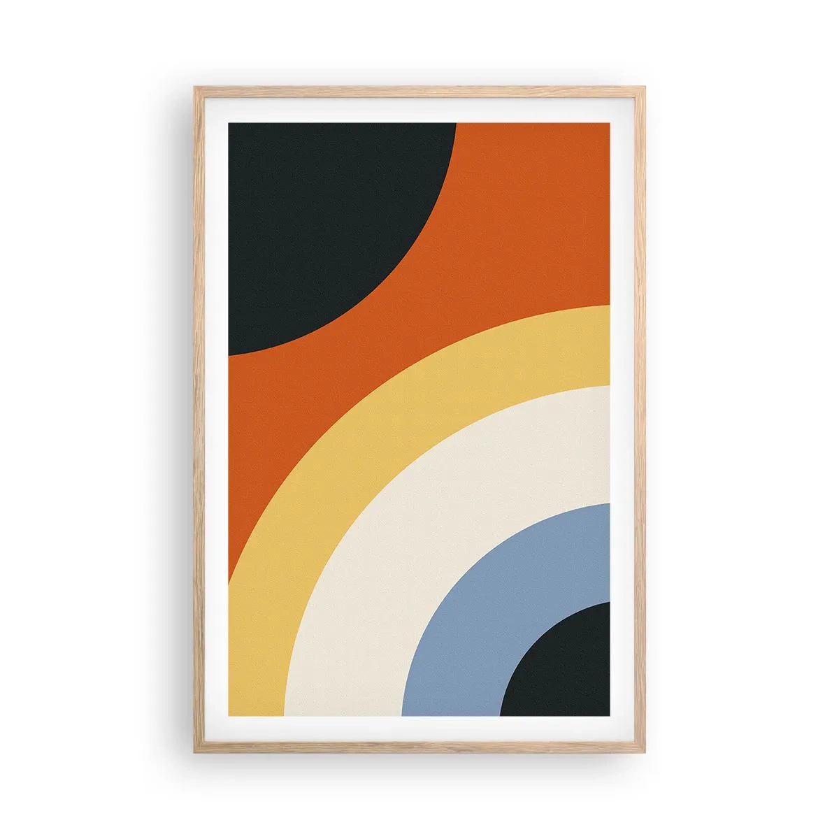 Poszter világos tölgy keretben - Magam felé - 61x91 cm