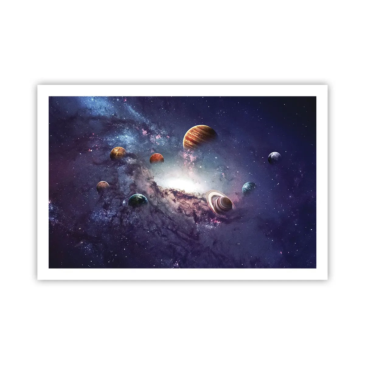 Poszter - Napos táncrendszer - 91x61 cm