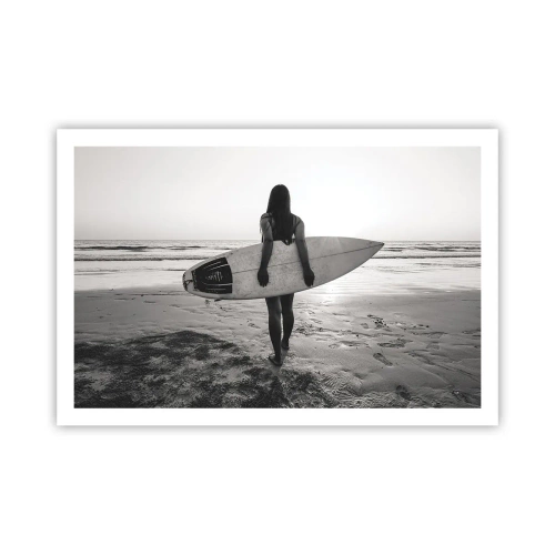 Poszter - Tengeri hullámok lánya - 91x61 cm