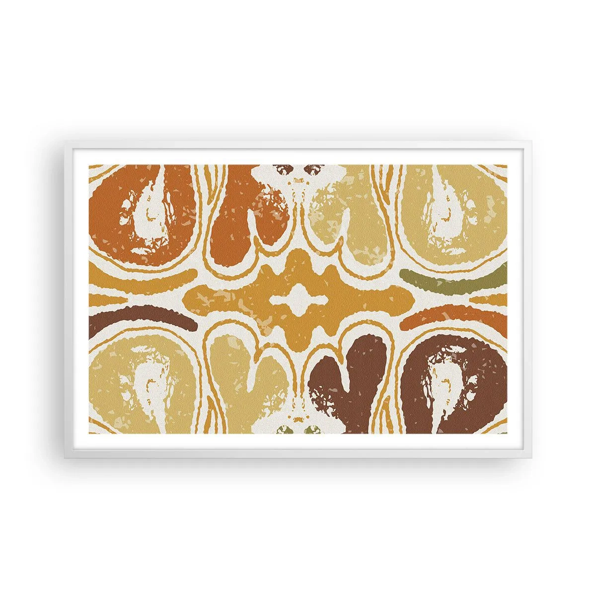 Poszter fekete keretben - Érzelmes absztrakció - 91x61 cm