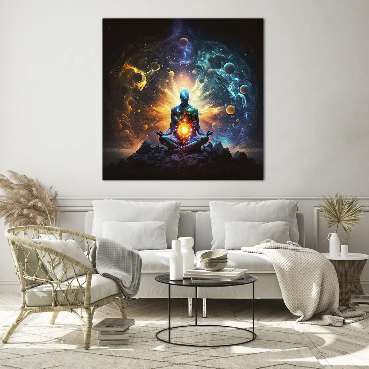 Üveg kép - Kozmikus nyugalom - 60x60 cm