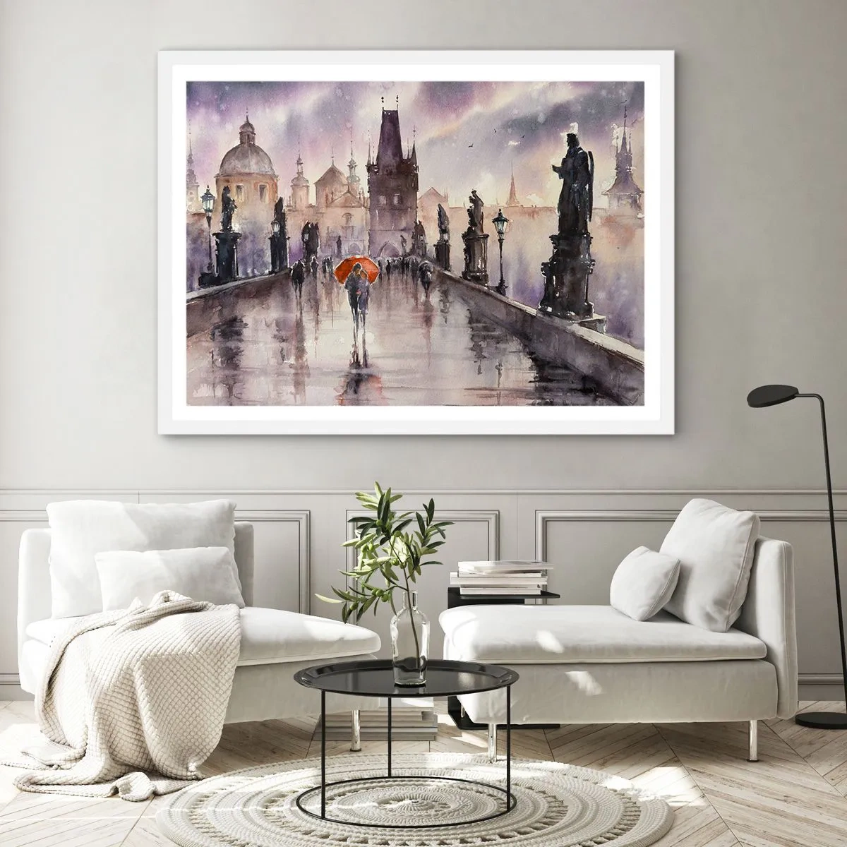 Poszter fekete keretben - Az emberek nem változnak - 100x70 cm