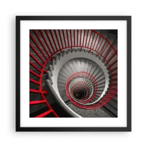 Poszter fehér keretben - Építészeti játékok - 40x40 cm