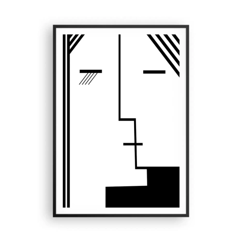 Poszter fehér keretben - Egyszerűen egy csók - 70x100 cm