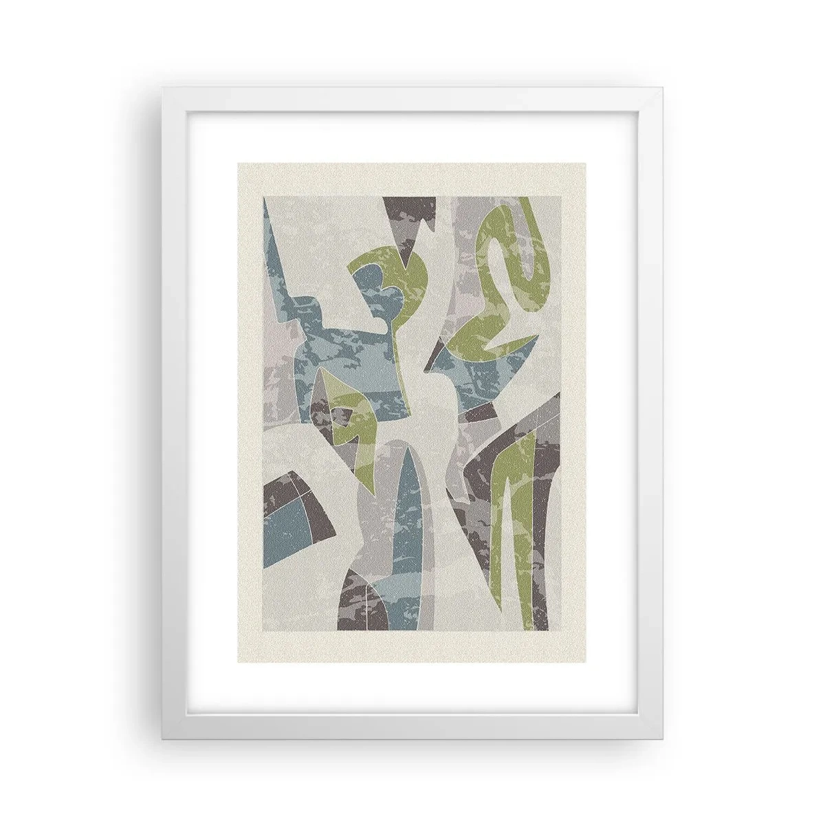 Poszter fekete keretben - Kompozíció üveg mögött - 30x40 cm