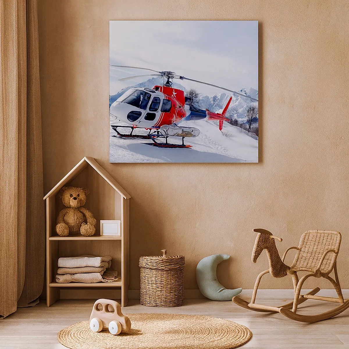 Vászonkép - Mindig készen - 30x30 cm