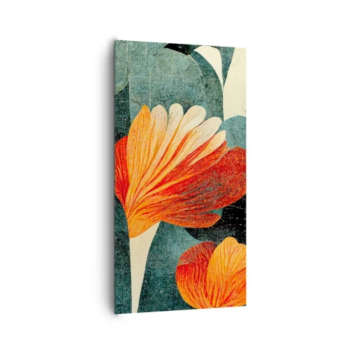 Vászonkép - A trópusok forrósága és a zöldellő hűvösség - 65x120 cm