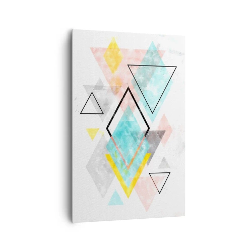 Vászonkép - Geometriai játék - 80x120 cm