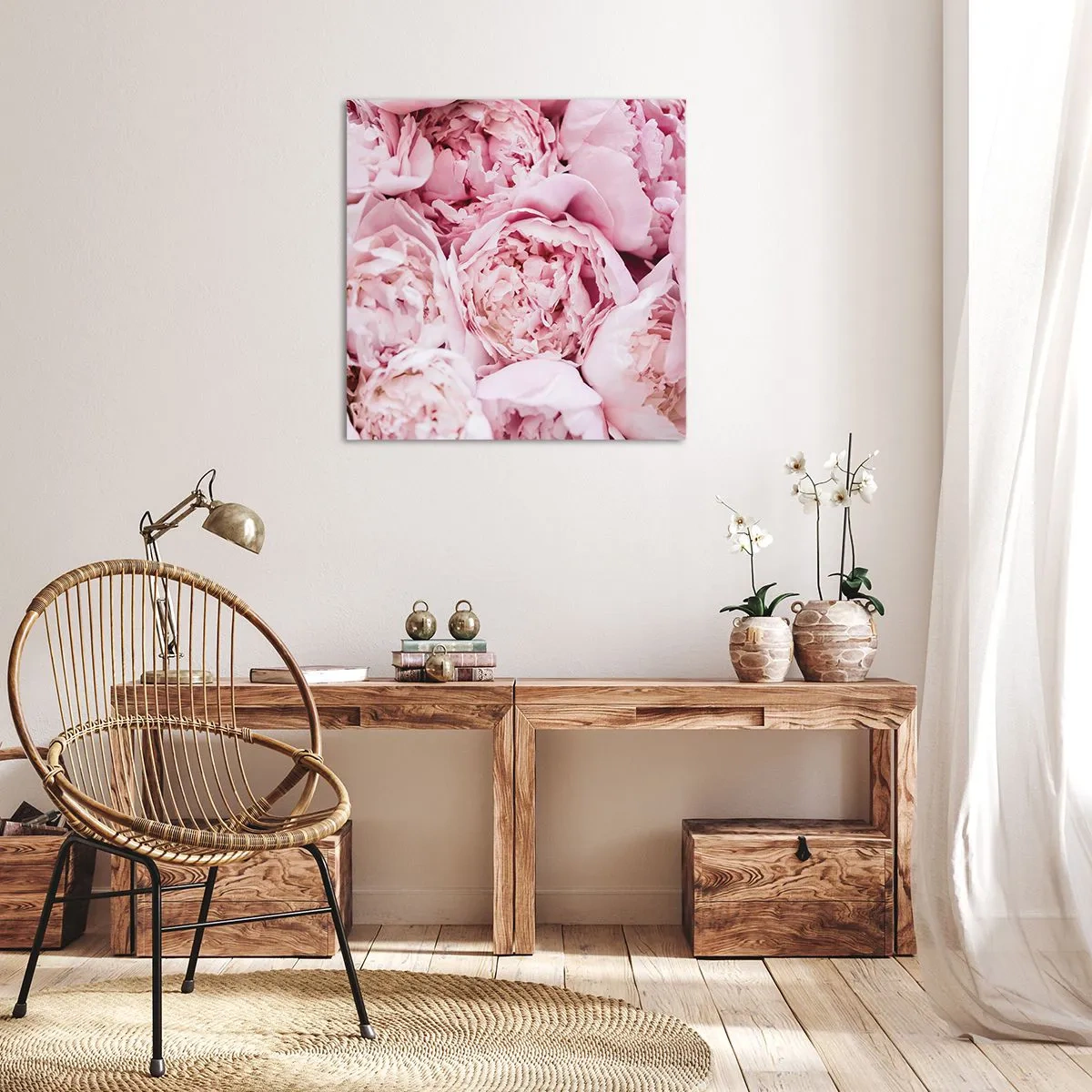 Vászonkép - Átölelve és illatos - 70x70 cm