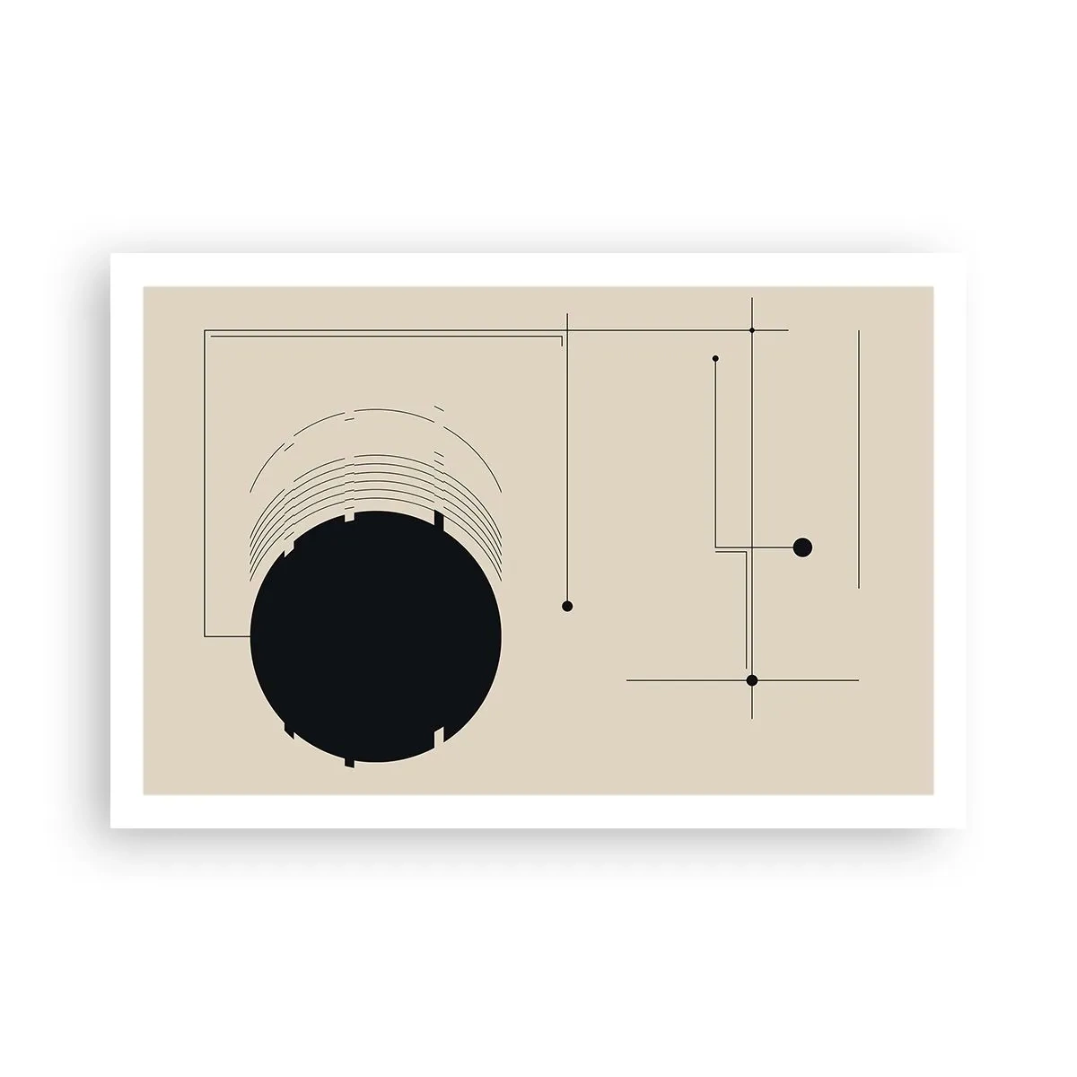 Poszter - Ruganyos és dinamikus kompozíció - 91x61 cm