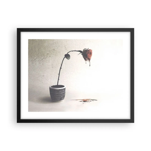 Poszter fehér keretben - Rosa dolorosa - 50x40 cm