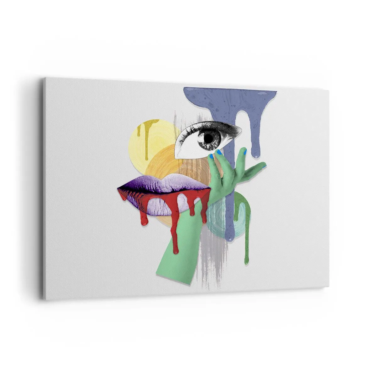 Vászonkép - Dekonstruált portré - 100x70 cm