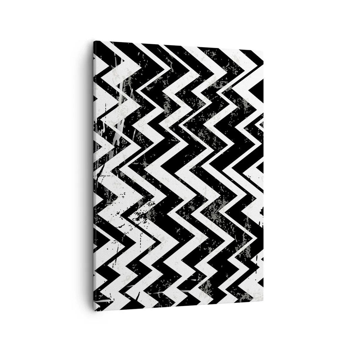 Vászonkép - Zyg-fehér, zag-fekete - 50x70 cm
