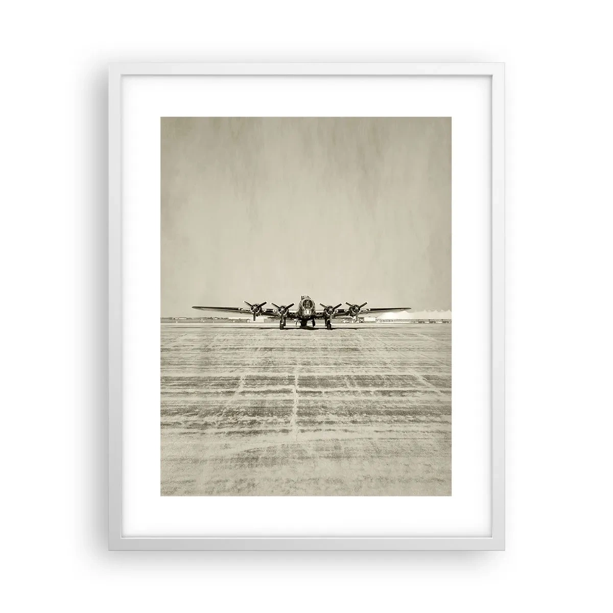 Poszter fekete keretben - Mint mindig készen - 40x50 cm