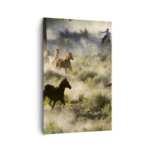 Vászonkép - Rivalizálás – szabadság, vagy férfierő? - 80x120 cm