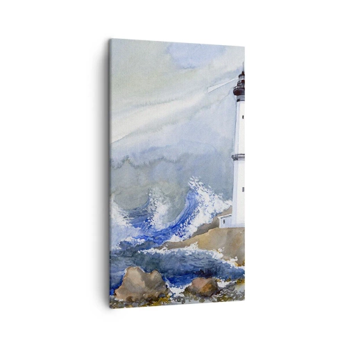 Vászonkép - A sötétséggel és a viharral szemben - 45x80 cm