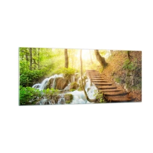 Üveg kép - Vágyott hűs - 100x40 cm