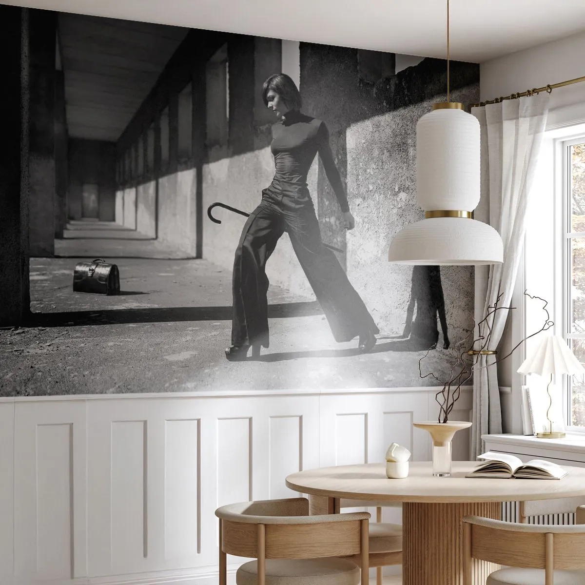 Fotótapéta Premium Canvas - Városi elegancia - Nő, Divat, Modell - 250x175 cm