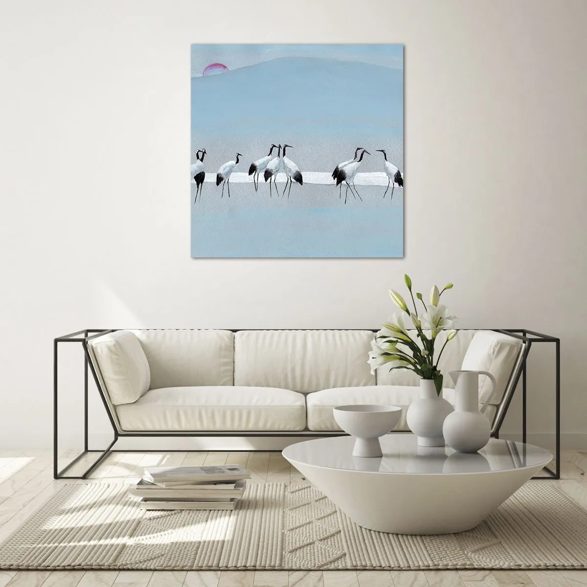 Üveg kép - Egy forró nap után - 70x70 cm