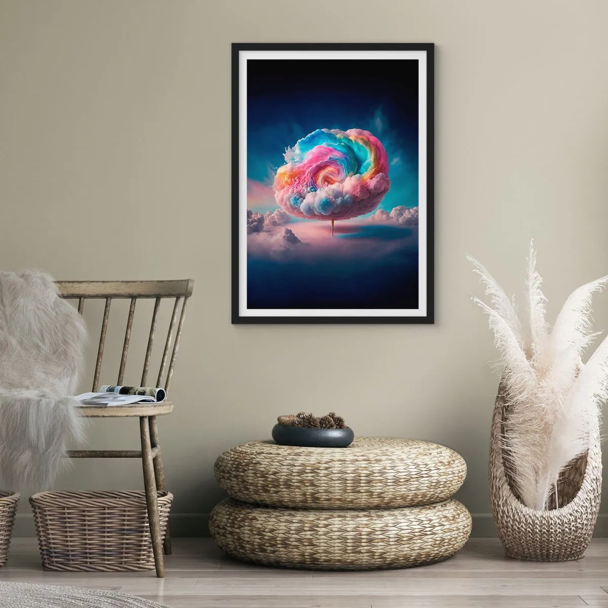 Poszter fehér keretben - Álom egy vidámparkról - 61x91 cm