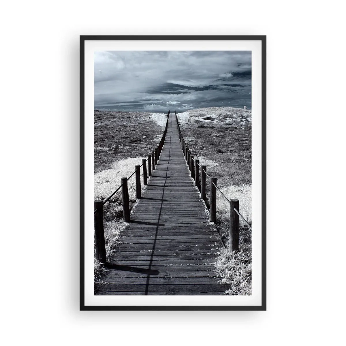 Poszter fehér keretben - Közvetlenül a tengerparton - 61x91 cm