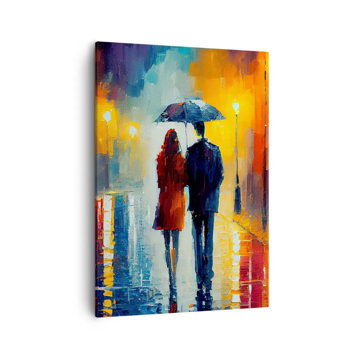 Vászonkép - Együtt - egy színes éjszaka - 50x70 cm