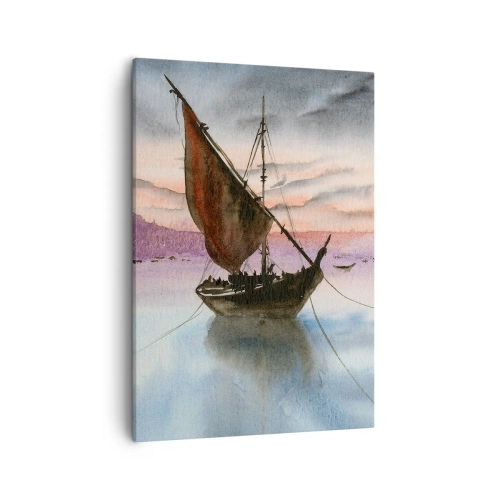 Vászonkép - Este a kikötőben - 50x70 cm