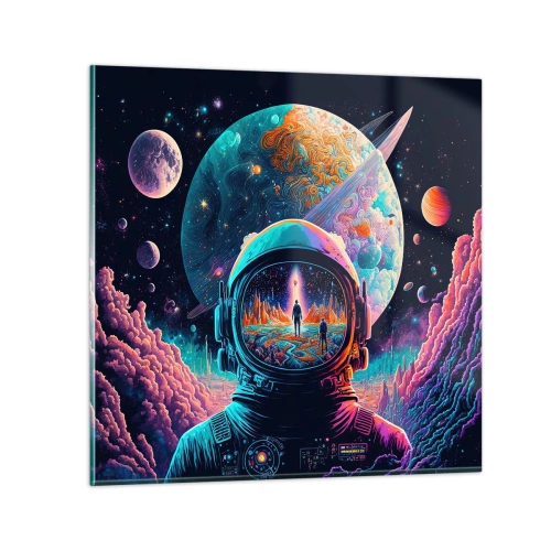 Üveg kép - A filozófusok sosem álmodtak erről - 40x40 cm