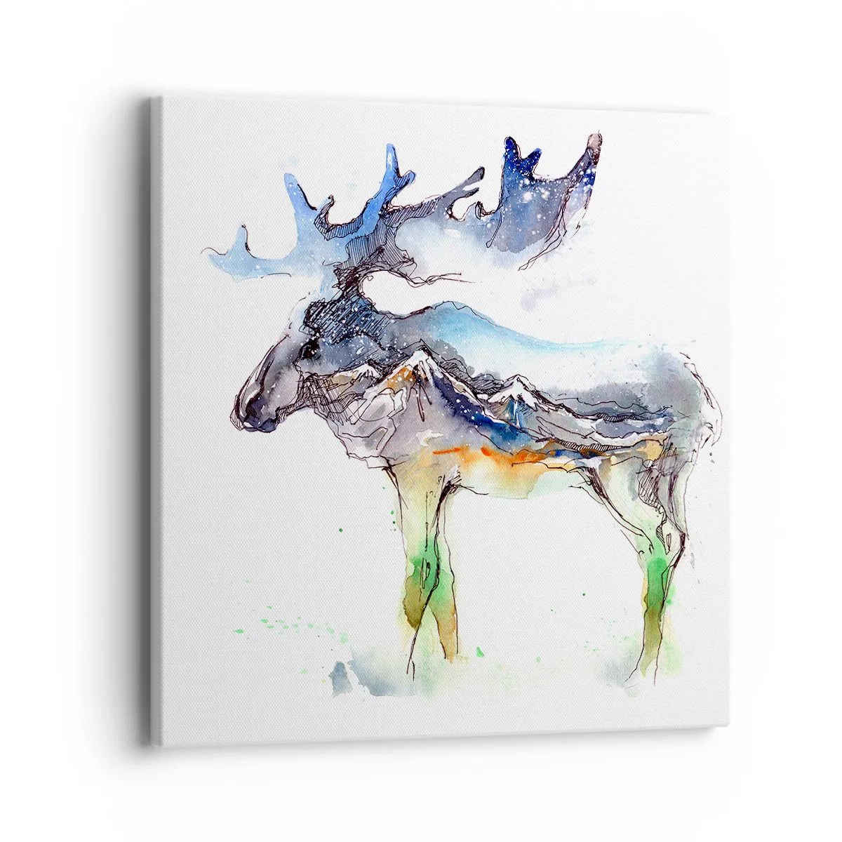 Vászonkép - Egy téli mese hőse - 40x40 cm