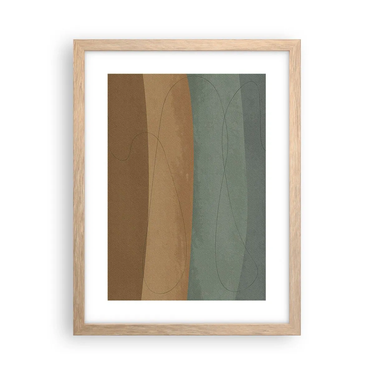 Poszter világos tölgy keretben - Vízszintes kompozíció - 30x40 cm