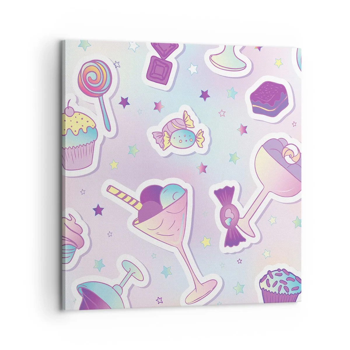 Vászonkép - Hogy minden nap születésnap legyen - 60x60 cm