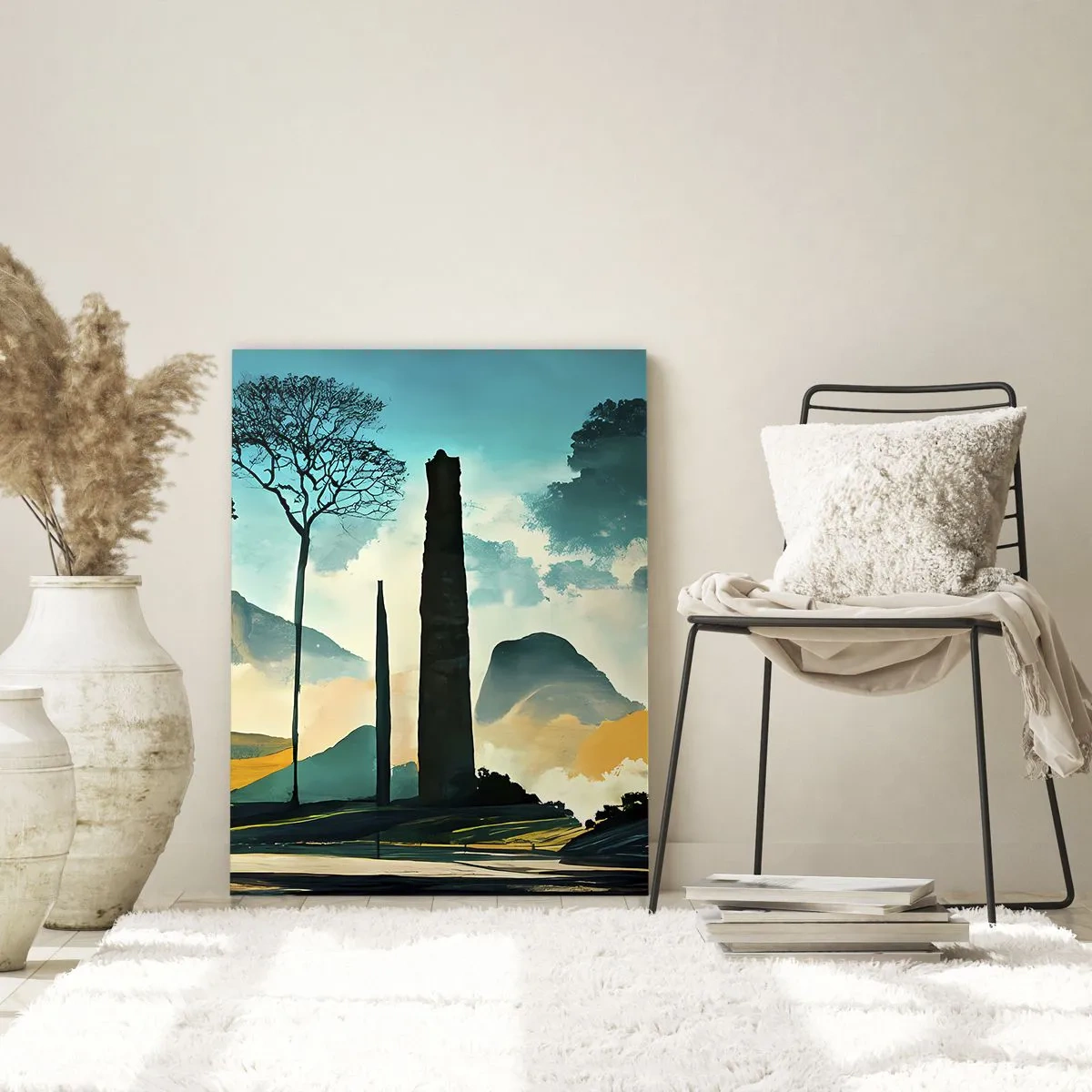 Üveg kép - Mindíg magasabbra és magasabbra - 50x70 cm