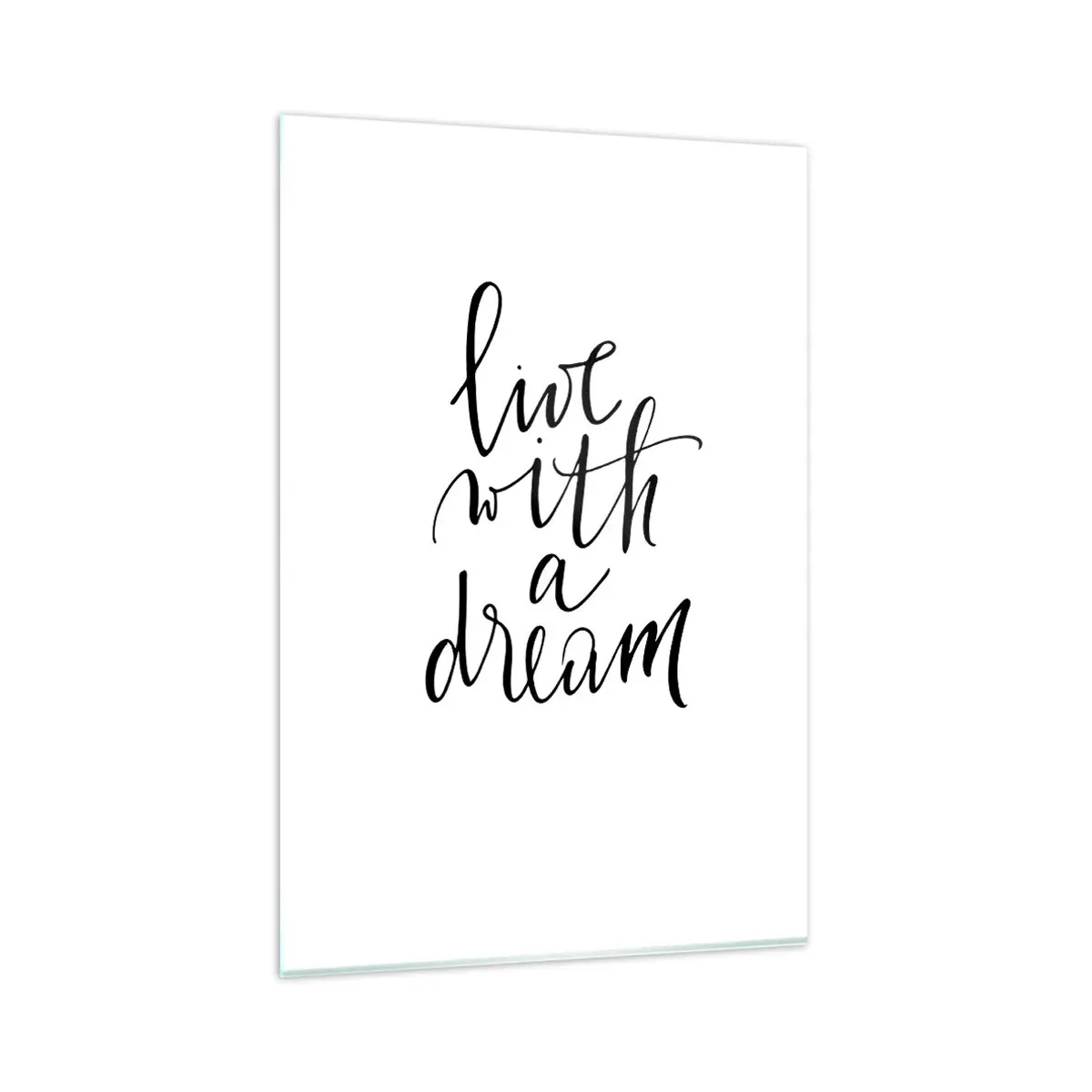 Üveg kép - Természetesen - 80x120 cm