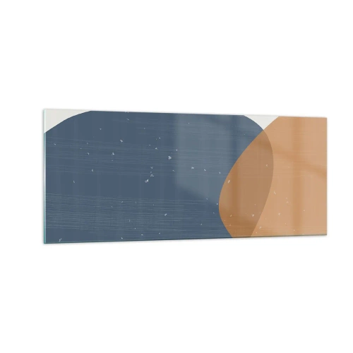 Üveg kép - Oválisok és hatások - 100x40 cm