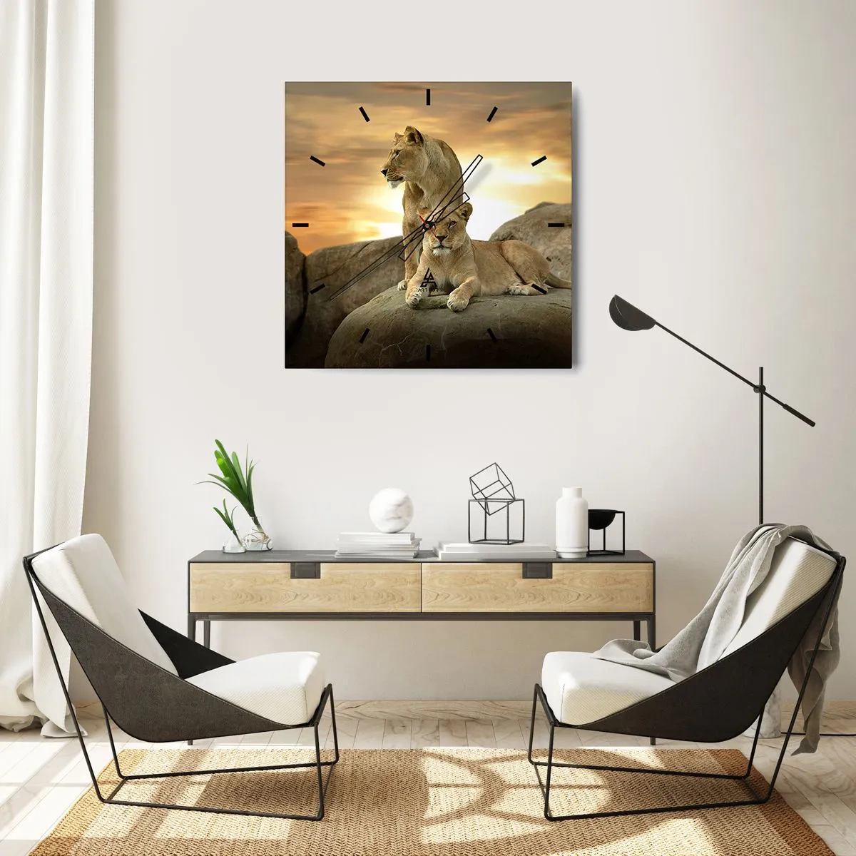 Falióra, Óra - Királyi felség - 40x40 cm