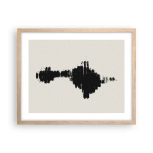 Poszter világos tölgy keretben - A képzelet rezgései - 50x40 cm