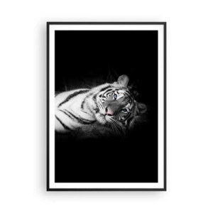 Poszter fehér keretben - Vadság és nyugalom - 70x100 cm